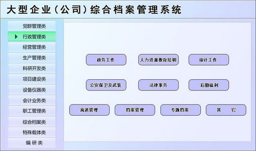 大型企業綜合檔案管理系統的軟件開發